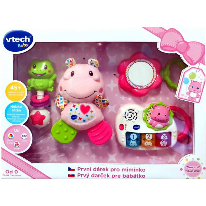 VTECH Prvý darček pre bábätko SK - ružový VTECH Prvý darček pre bábätko SK - ružový