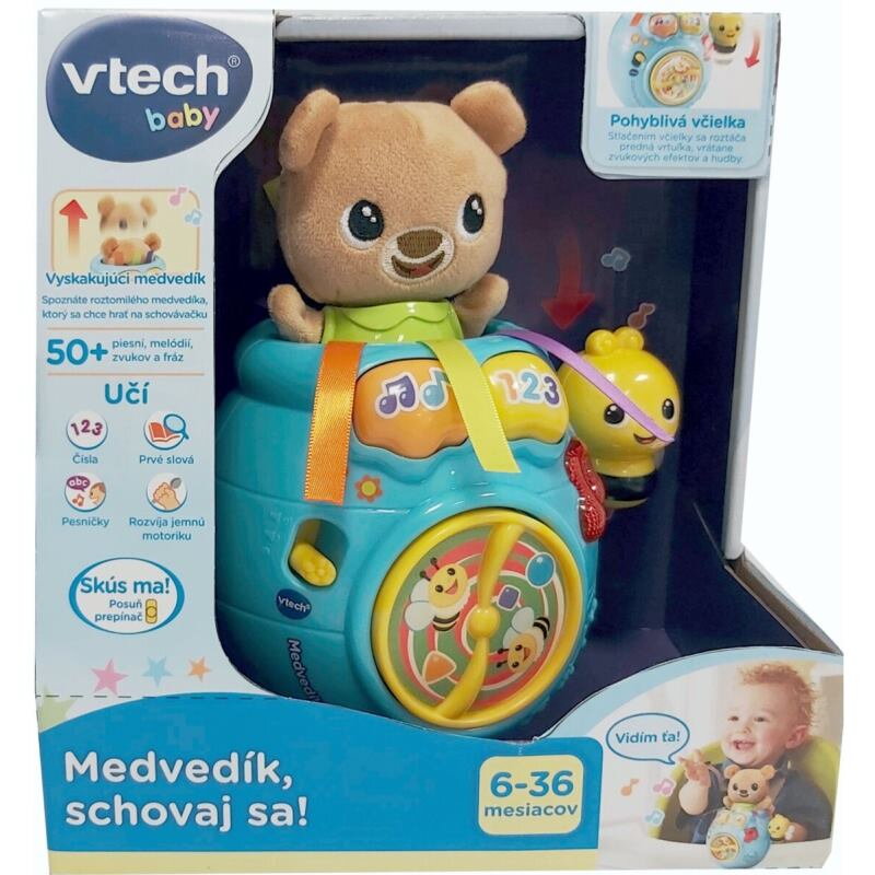 VTECH Medvedík, schovaj sa!, Hračka SK