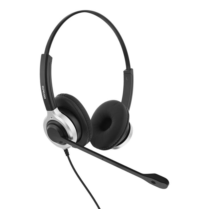 DELTACO Office USB Stereo Headset, Teams/Webex DELTACO Office USB Stereo Headset, Teams/Webex