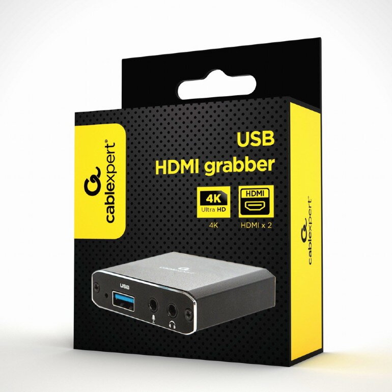 GEMBIRD UHG-4K2-01, HDMI 4K Grabber - Prevodník GEMBIRD UHG-4K2-01, HDMI 4K Grabber - Prevodník