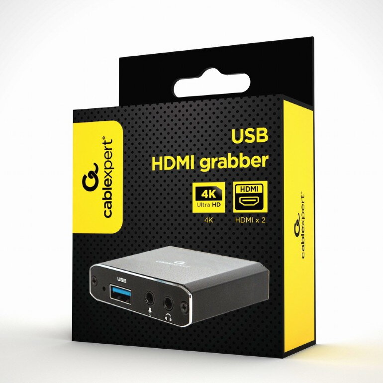 GEMBIRD UHG-4K2-01, HDMI 4K Grabber - Prevodník