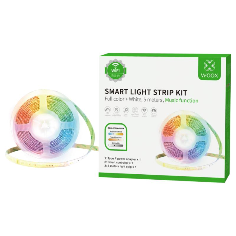 WOOX R5149, WiFi LED Strip Kit RGB+CCT, Music WOOX R5149, WiFi LED Strip Kit RGB+CCT, Music