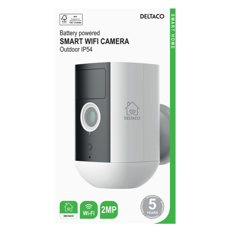 DELTACO SH-IPC09, SMART HOME WiFi kamera