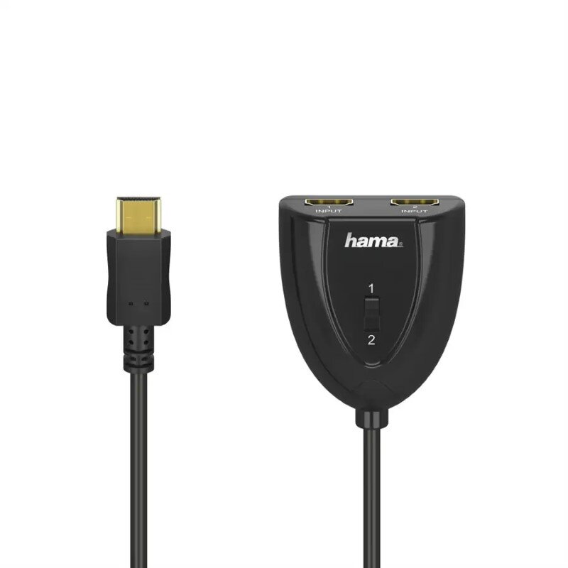 HAMA HDMI prepínač 2x1, manuálny HAMA HDMI prepínač 2x1, manuálny