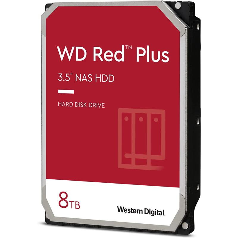 WD RED Plus 8TB/3,5"/256MB/26mm WD RED Plus 8TB/3,5"/256MB/26mm