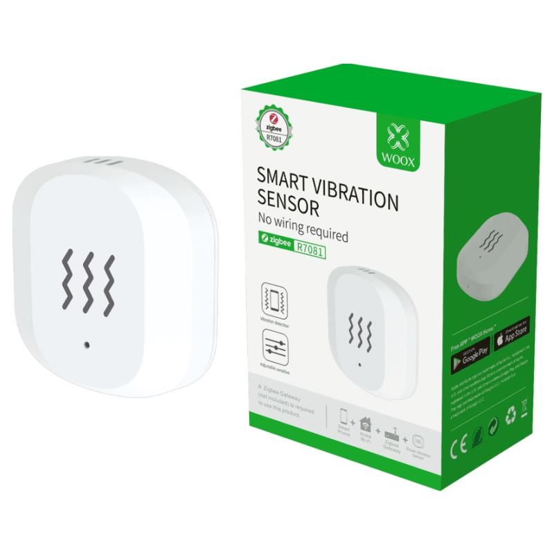 WOOX R7081, Smart Vibration Sensor ZigBee WOOX R7081, Smart Vibration Sensor ZigBee