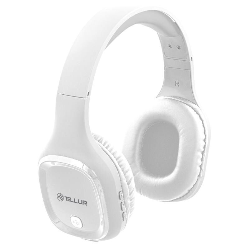 TELLUR Pulse, Bluetooth Over-Ear Headphones, wht