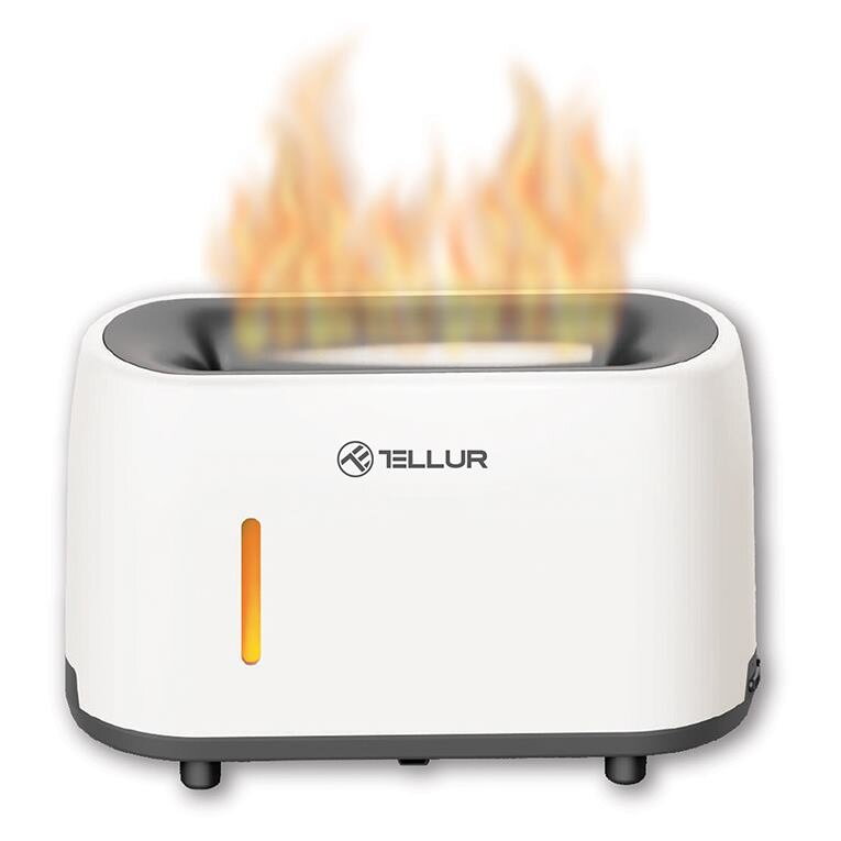 TELLUR FLAME Aroma Difuzér, white TELLUR FLAME Aroma Difuzér, white
