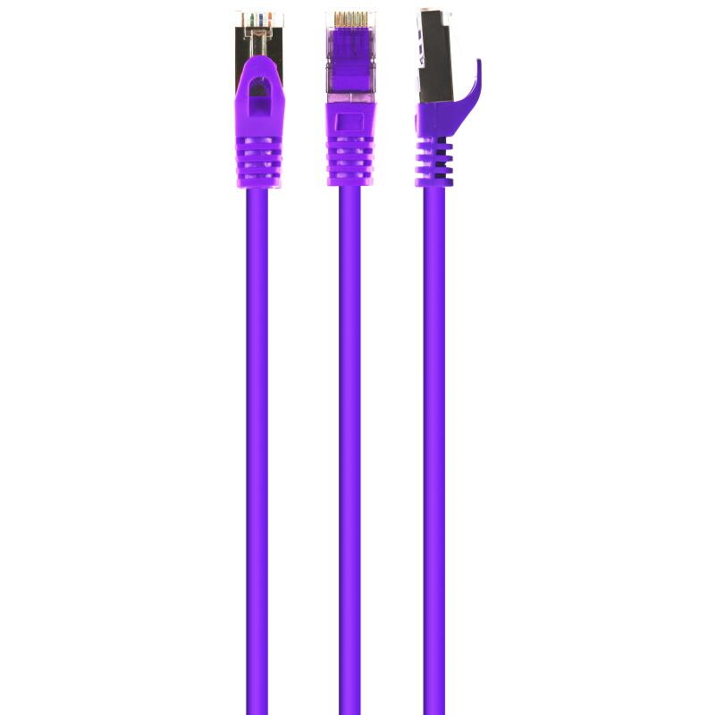 PATCH KABEL S/FTP cat.6a LSZH 1m purple