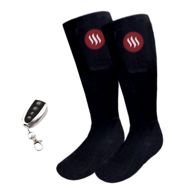 GLOVII Socks, Vyhrievané ponožky, M, čierne