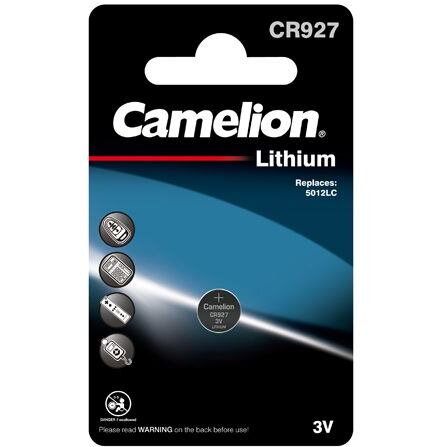 CAMELION CR927, Lítiová batéria, 3.0V 30 mAh 1ks CAMELION CR927, Lítiová batéria, 3.0V 30 mAh 1ks