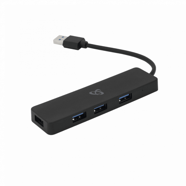 SBOX H-504, 4x USB 3.0 HUB, čierny SBOX H-504, 4x USB 3.0 HUB, čierny