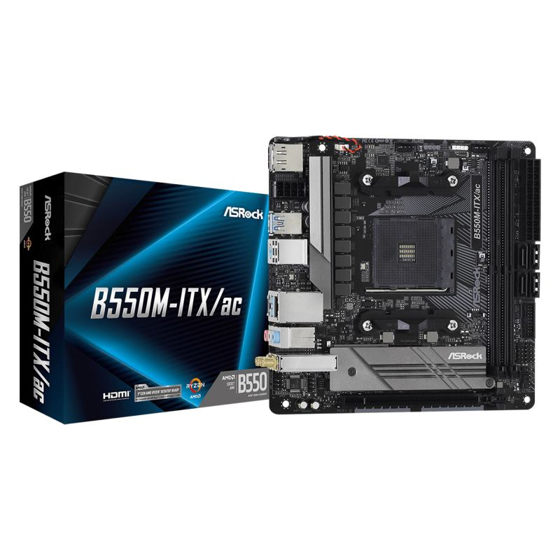 ASROCK Základná doska B550M-ITX/AC ASROCK Základná doska B550M-ITX/AC