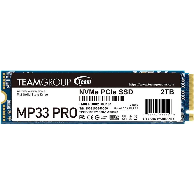 TEAM GROUP MP33 PRO, SSD 2TB/M.2 2280/M.2 NVMe