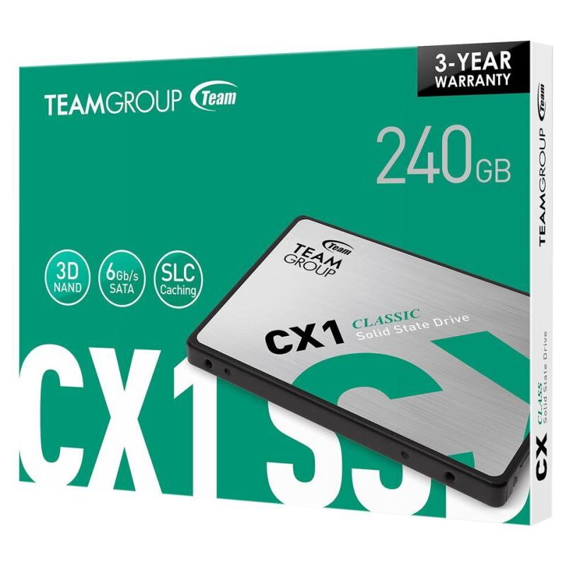 TEAM GROUP CX1 SSD 240GB 2.5"/SATA3/7mm