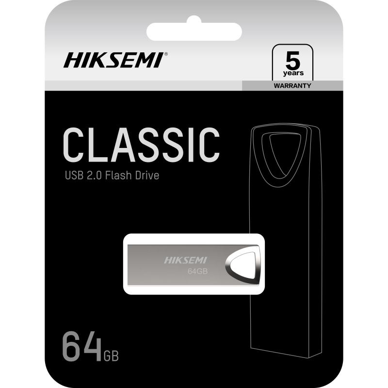 HIKSEMI HS-USB-M200, USB Kľúč, 64GB, strieborný HIKSEMI HS-USB-M200, USB Kľúč, 64GB, strieborný