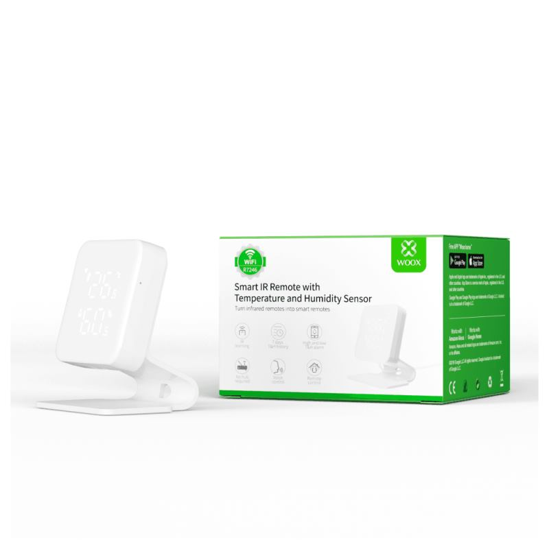 WOOX R7246, Smart IR ovládač WiFi + teplota a vlh WOOX R7246, Smart IR ovládač WiFi + teplota a vlh