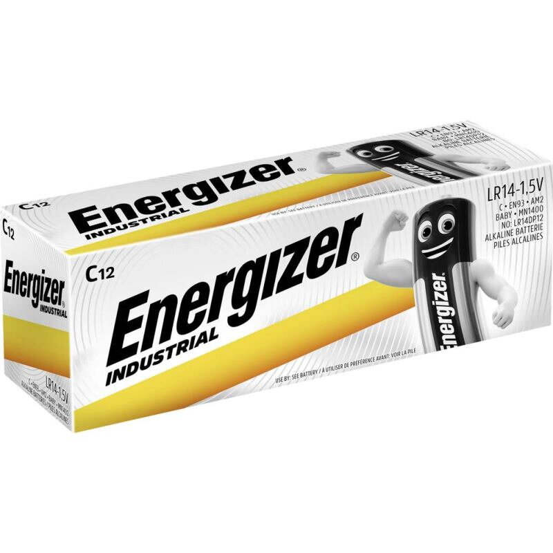 ENERGIZER Industrial C, Batérie, LR14, 1.5V, 12ks