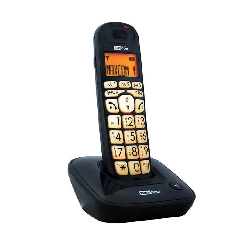MAXCOM MC6800 DECT, Telefónny prístroj, čierny MAXCOM MC6800 DECT, Telefónny prístroj, čierny