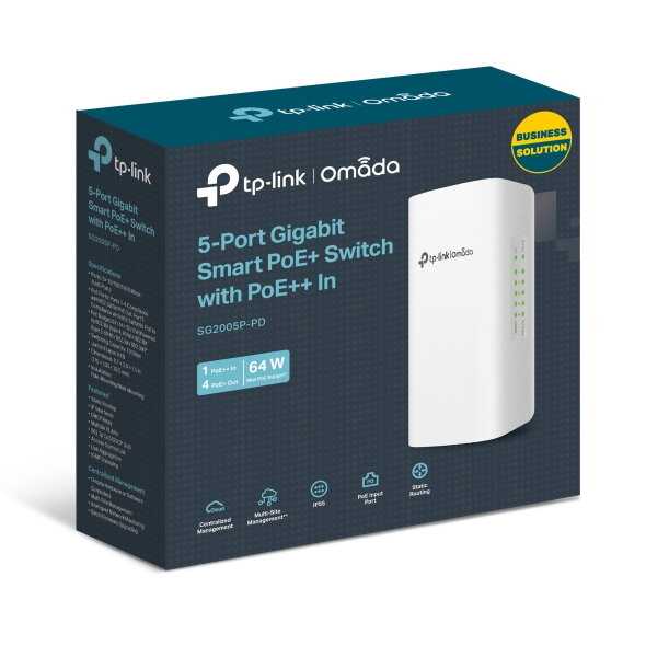 TP-Link SG2005P-PD Smart Switch 5-Port Omada SND TP-Link SG2005P-PD Smart Switch 5-Port Omada SND