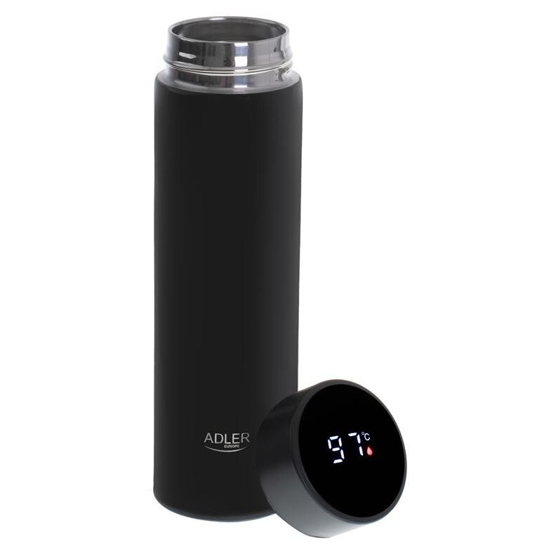 ADLER AD 4506bk, Termoska, 473ml, displej, čierna ADLER AD 4506bk, Termoska, 473ml, displej, čierna