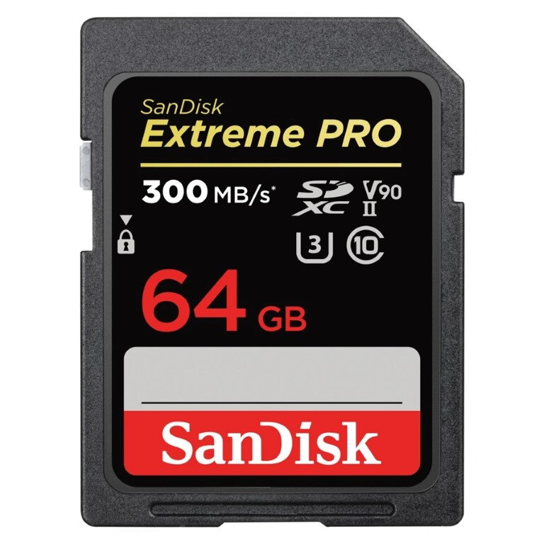 SanDisk Extreme PRO SD karta, 64 GB, SDXC, UHS-II SanDisk Extreme PRO SD karta, 64 GB, SDXC, UHS-II