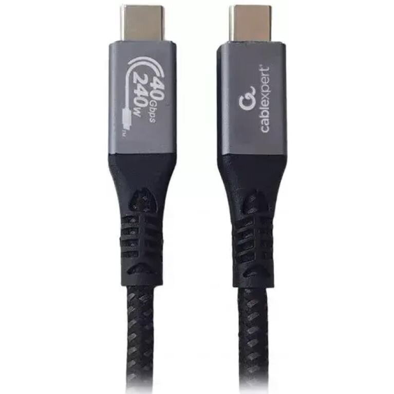 GEMBIRD Premium, Kábel USB-C/USB-C, 240W, 1,5m GEMBIRD Premium, Kábel USB-C/USB-C, 240W, 1,5m