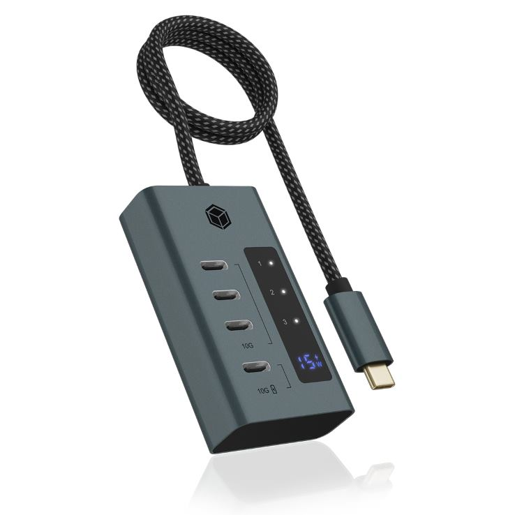 RAIDSONIC ICY BOX USB Hub, 4port, USB C/4x USB C RAIDSONIC ICY BOX USB Hub, 4port, USB C/4x USB C