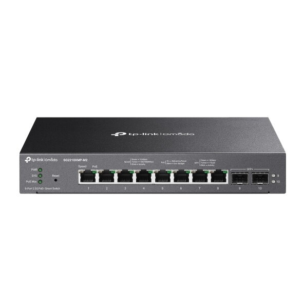 TP-Link SG2210XMP-M2, Smart Switch 8port OmadaSND TP-Link SG2210XMP-M2, Smart Switch 8port OmadaSND