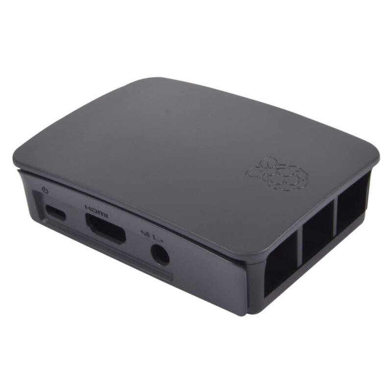 RASPBERRY Čierna skrinka pre Raspberry Pi 3B/3B+ RASPBERRY Čierna skrinka pre Raspberry Pi 3B/3B+