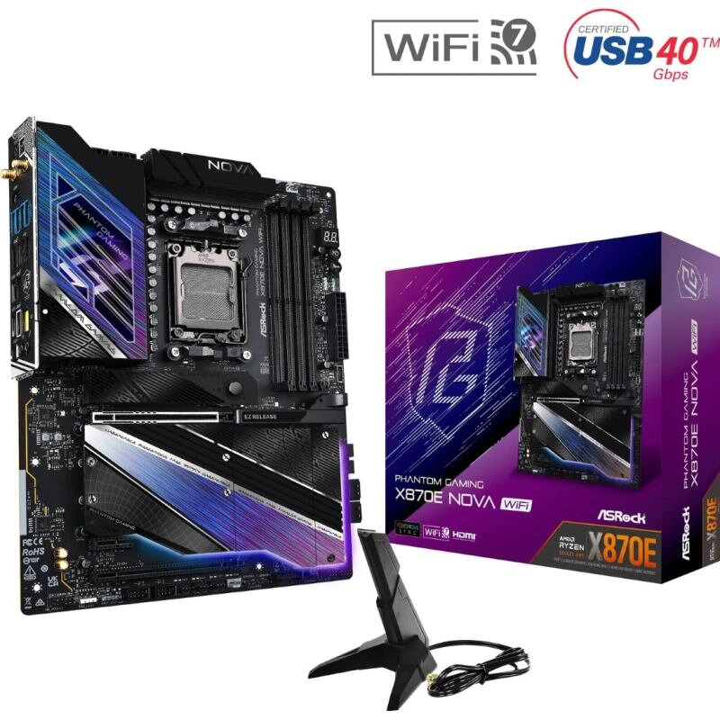 ASROCK Základná doska X870E NOVA WIFI