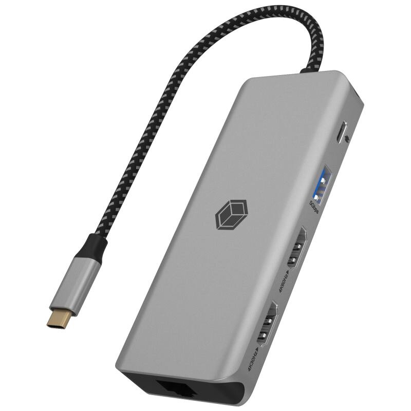 RAIDSONIC ICY BOX USB Type-C/2HDMI+USB+Type C+RJ45 RAIDSONIC ICY BOX USB Type-C/2HDMI+USB+Type C+RJ45
