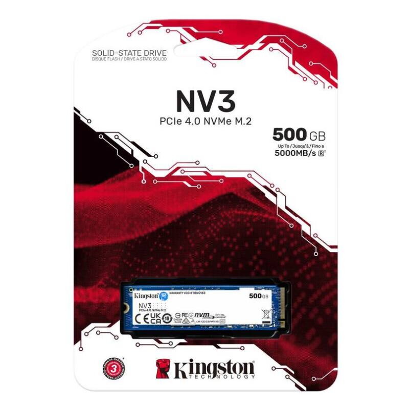 KINGSTON SSD NV3 500GB/M.2 2280/M.2 NVMe