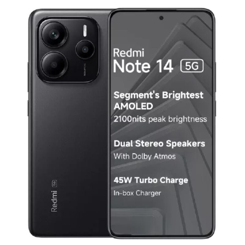 XIAOMI Redmi Note 14 5G 6,67" 8GB/256GB, Black