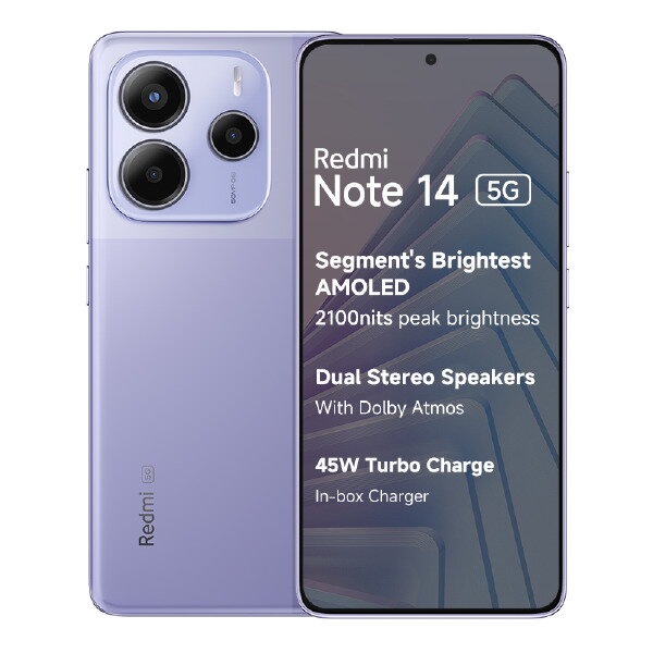 XIAOMI Redmi Note 14 5G 6,67" 8GB/256GB, Purple