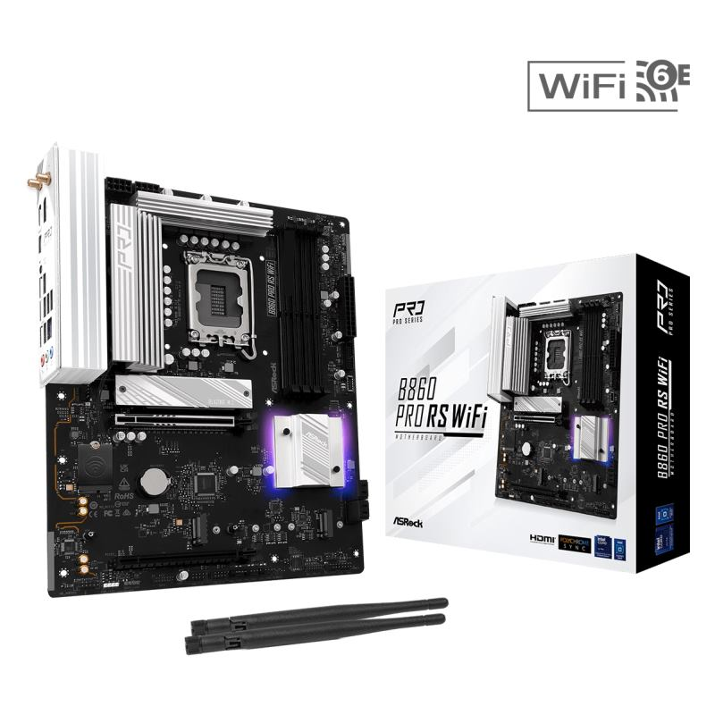 ASROCK Základná doska B860 Pro RS WiFi ASROCK Základná doska B860 Pro RS WiFi