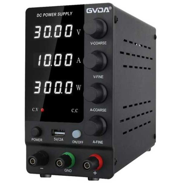 GVDA GD-D3010, Regulovateľný zdroj, 0-30V/0-10A