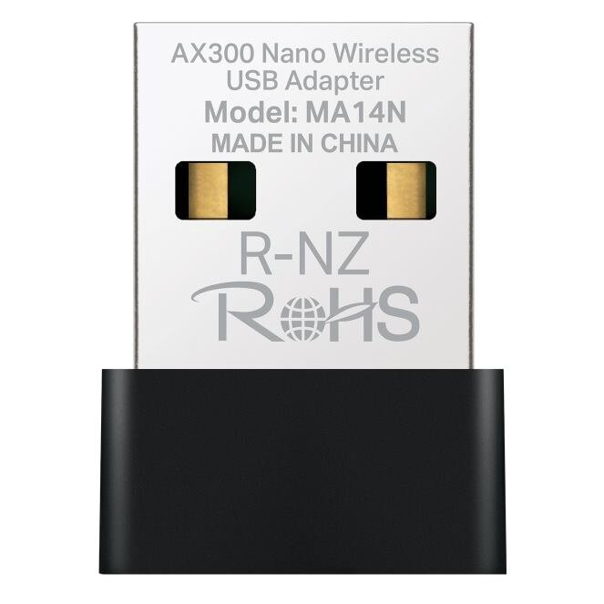 MERCUSYS MA14N, AX300 Nano USB Adaptér MERCUSYS MA14N, AX300 Nano USB Adaptér