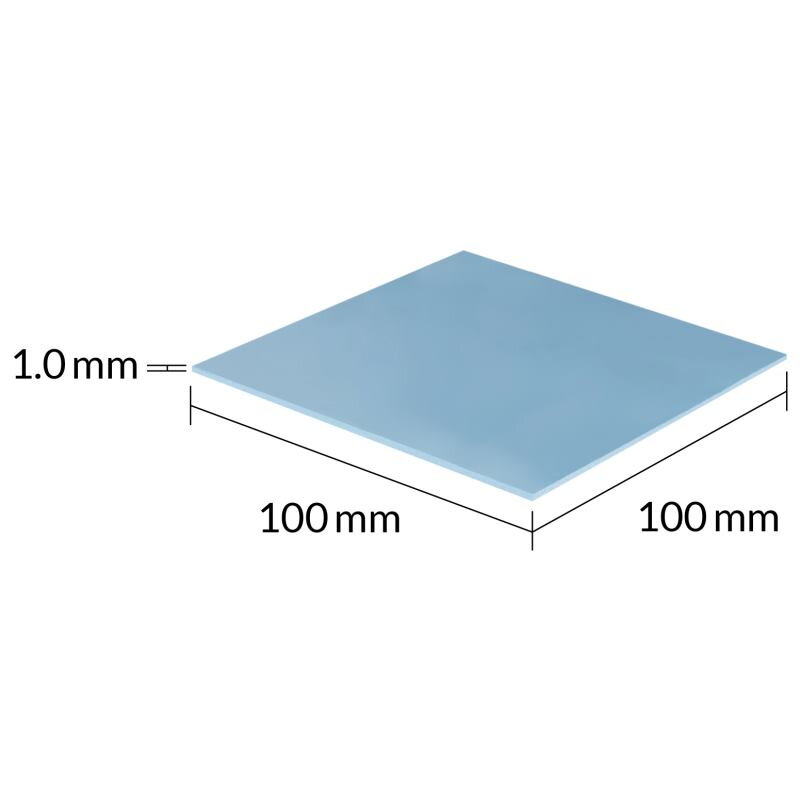 ARCTIC TP-3, Teplovodivá podložka 100x100 1.0mm 1x ARCTIC TP-3, Teplovodivá podložka 100x100 1.0mm 1x