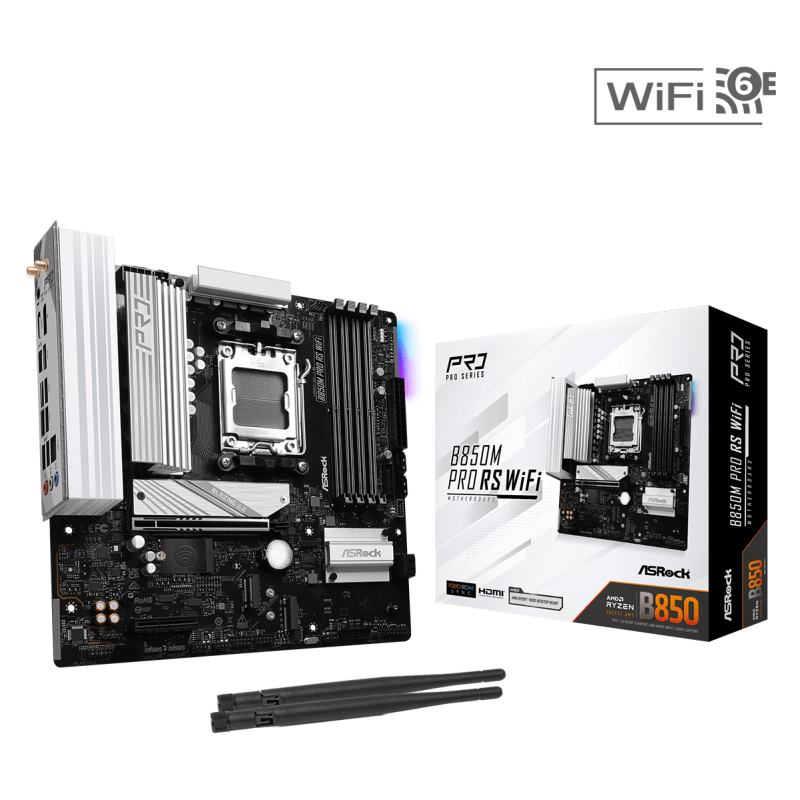 ASROCK Základná doska B850M Pro RS WiFi ASROCK Základná doska B850M Pro RS WiFi