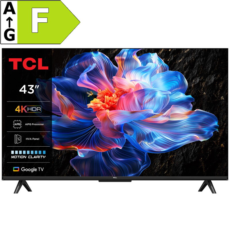 TCL P6K Smart LED Google TV 43" 4K (43P6K)