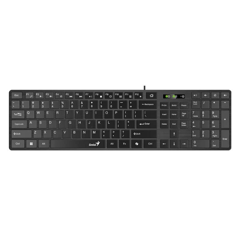 GENIUS Slimstar 126, USB Klávesnica čierna CZ/SK GENIUS Slimstar 126, USB Klávesnica čierna CZ/SK