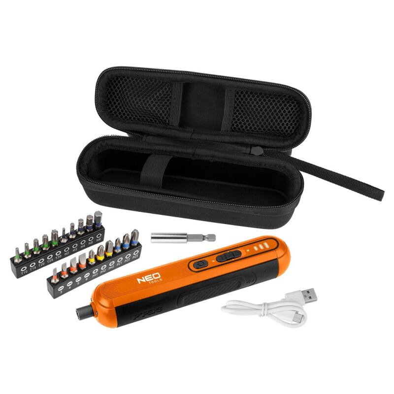 NEO TOOLS 04-199, AKU Skrutkovač USB-C NEO TOOLS 04-199, AKU Skrutkovač USB-C