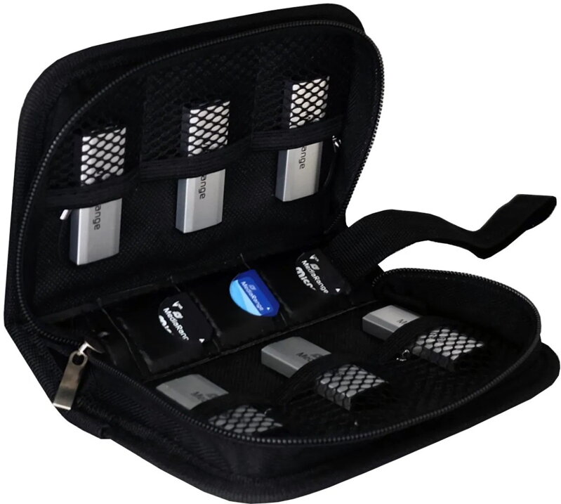 MEDIARANGE Obal na USB kľúče a SD karty (6+3), č