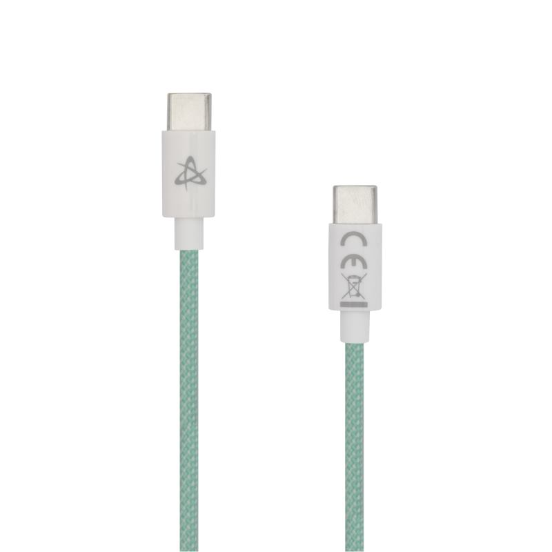 SBPX Kábel USB-C samec/USB-C samec, 2m, zelený