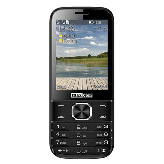 MAXCOM Telefón DUAL Sim MM237 čierny