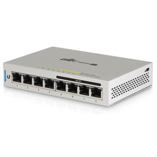 UBIQUITI US-8-60W 8-Port/1000Mbps/MAN/Rack/PoE