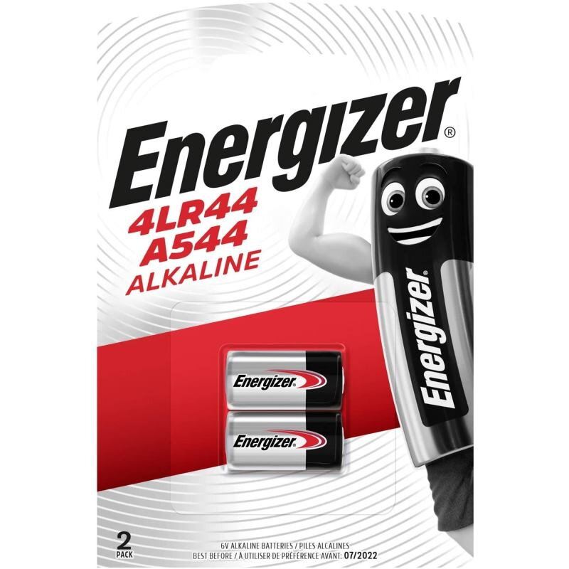ENERGIZER Alkaline, Batérie, 4LR44, 544A, 6V, 2ks ENERGIZER Alkaline, Batérie, 4LR44, 544A, 6V, 2ks