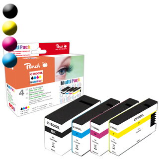 PEACH Multipack CANON PGI-1500XL B,C,M,Y PI100-256 PEACH Multipack CANON PGI-1500XL B,C,M,Y PI100-256