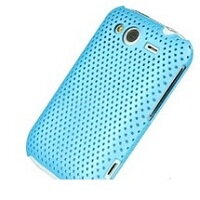 OEM Zadný ochranný kryt Mesh Light Blue pre HTC Wi